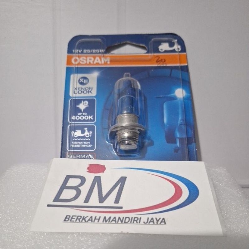 BOHLAM LAMPU MOTOR OSRAM COOL BLUE LAMPU DEPAN UTAMA MOTOR ORIGINAL OSRAM