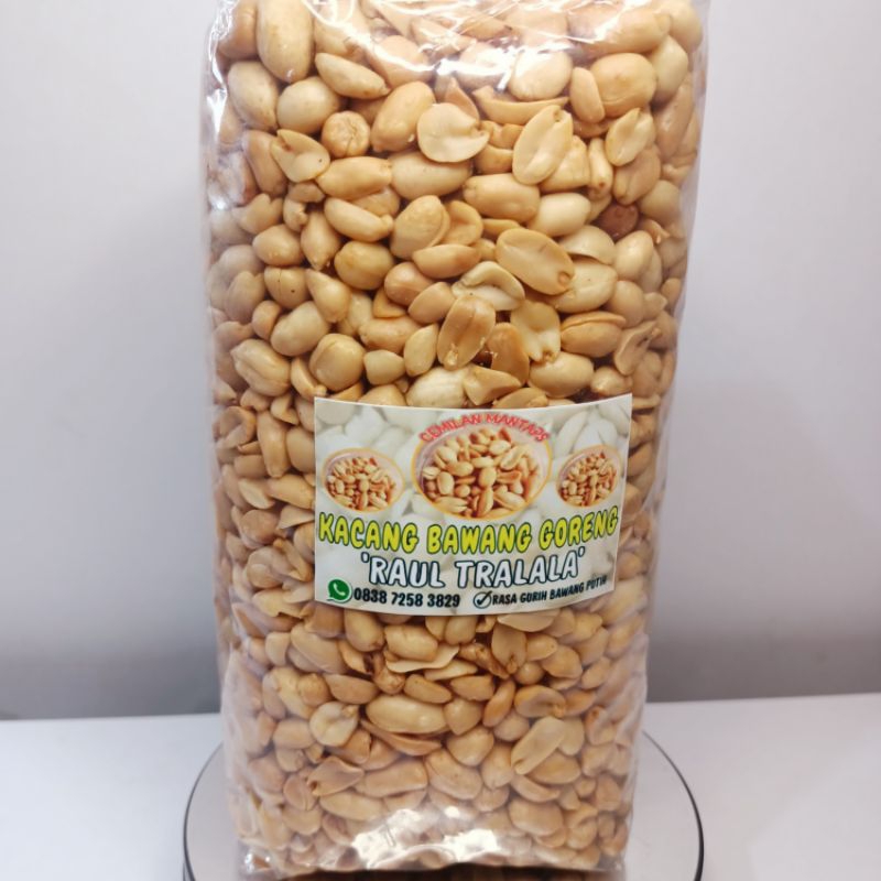 

KACANG BAWANG GORENG KEMASAN 1KG (ENAK & RANYAH) Rasa Gurih Bawang Putih