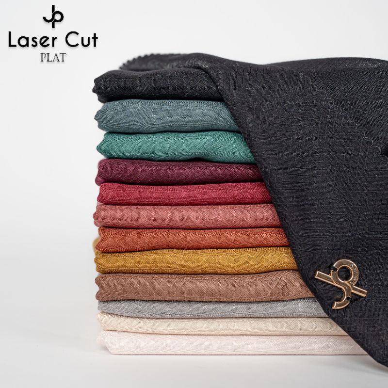 Journey Jilbab Ori Polos Laser Cut Hijab Plat Jp Murah