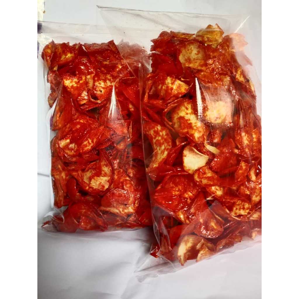 

Keripik Singkong Balado Pedas Basah Keripik Balado 1/2Kg Manis Pedas Dan Gurih Keripik Singkong Pedas Manis