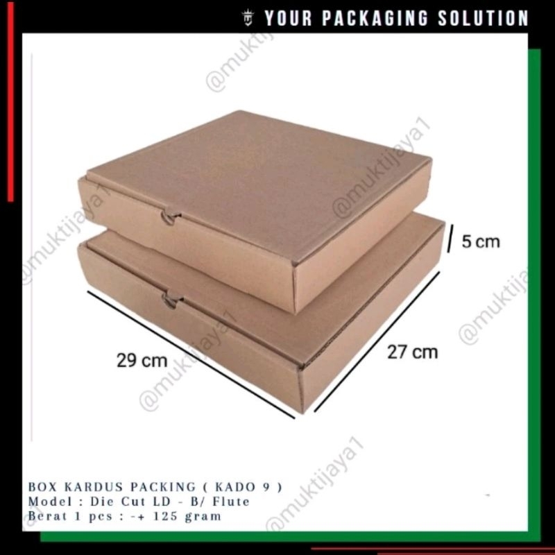 

BOX KADO 9 • 29x27x5cm LD • Kotak/ Kardus/ Karton