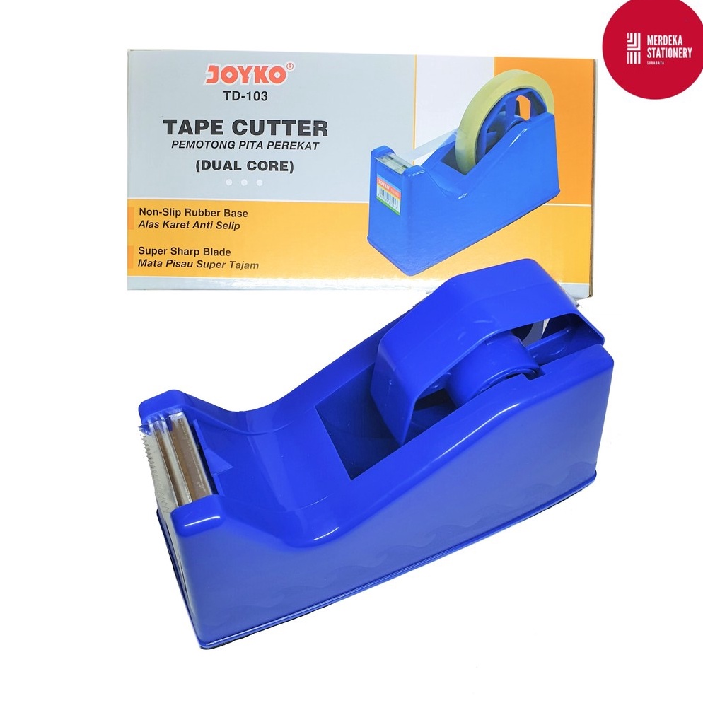 

KODE S82B Dispenser TapeTempatPemotongCutter IsolasiPerekat Joyko TD13