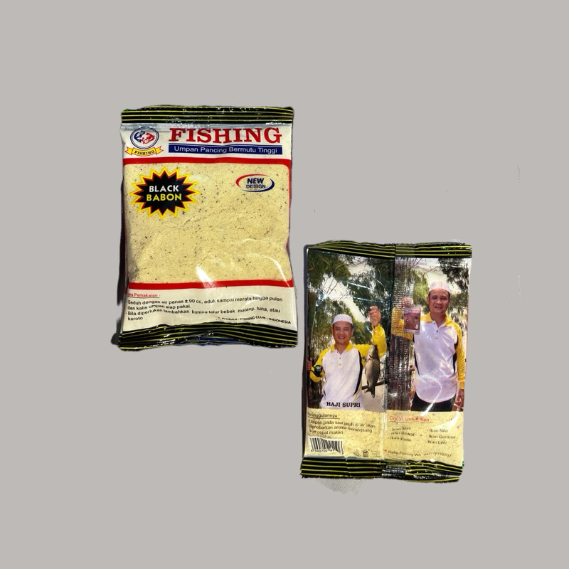 UMPAN PANCING FISHING BLACK BABON