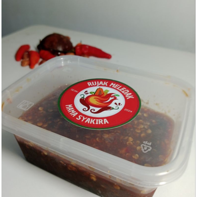 

Sambal Meledak sambal rujak ulek yang punya level 1-3