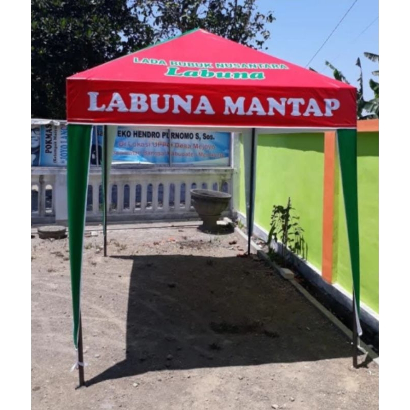 TENDA COSTUM FULL BRANDUNG UK 2X3 BONGKAR PASANG