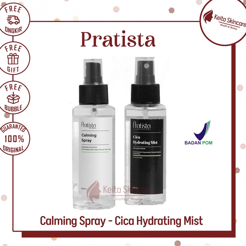 COD Pratista Calming Spray Pratista  Cica Hydrating Mist Pratista