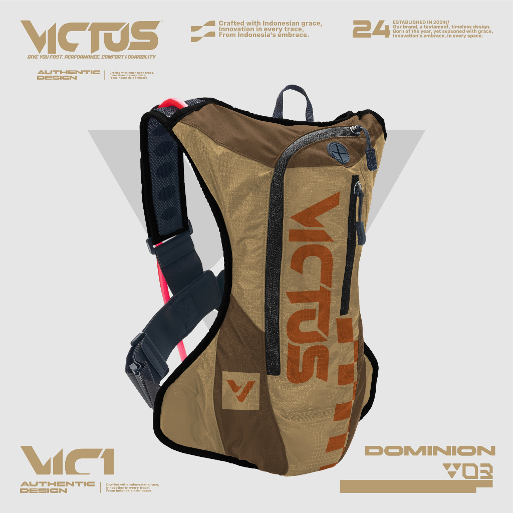 Tas Hydropack / Tas Hydrobag Enduro Trail Adventure Victus Dominion Khaki