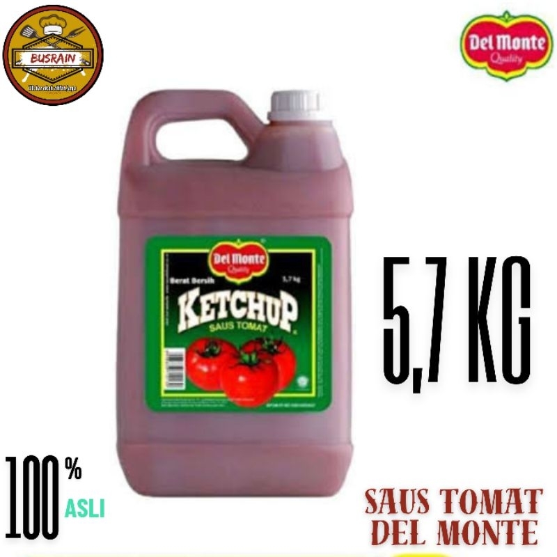

del monte saus tomat 5,7kg