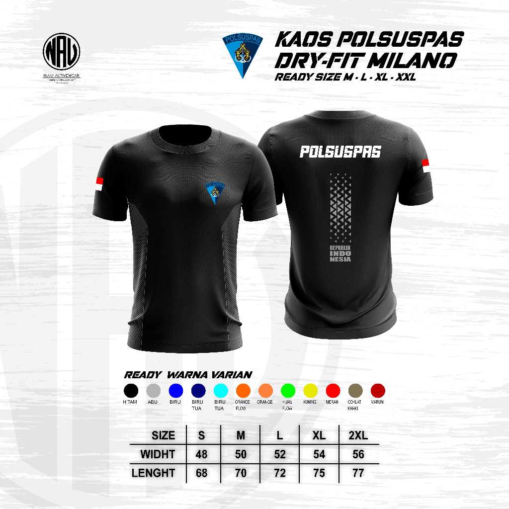 Kaos Polsuspas - Kaos Jersey  Polsuspas - Kaos DryFit  Polsuspas