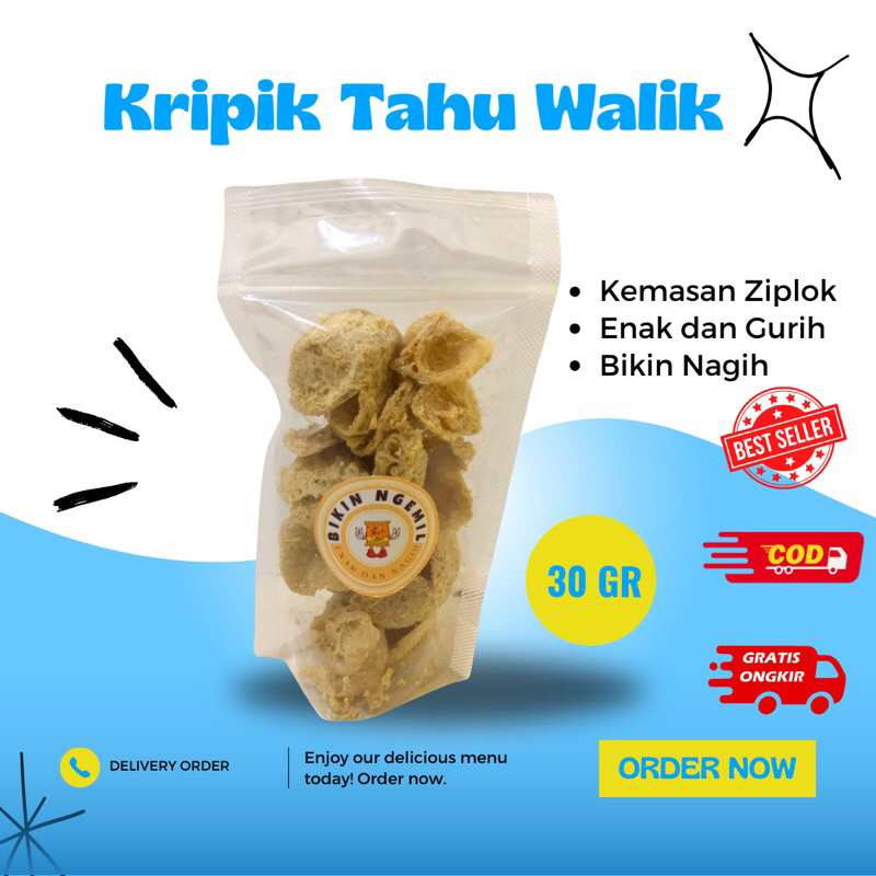 

Keripik Tahu Walik/Snack Kiloan Murah/Cemilan Enak dan Gurih/Aneka Snack Murah