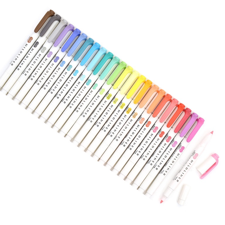 

KODE F94W Asaba Stationery Zebra Mildliner PenHighlighter PenPenanda Pen Warna