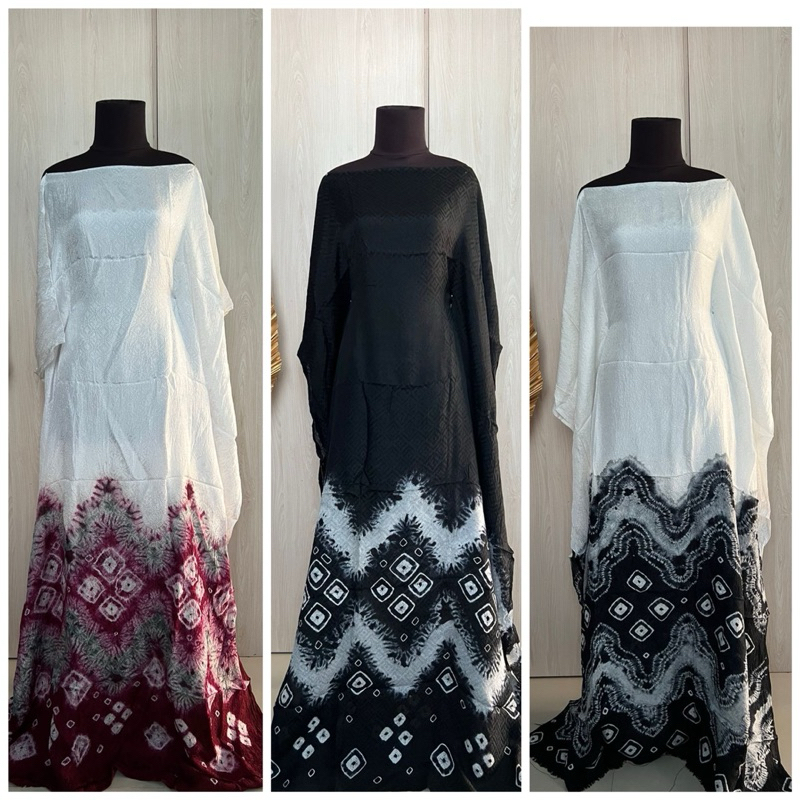 Viscose Kain jumputan | Polosan kain (kaftan jumputan)