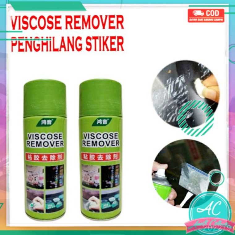 

KODE S22C Ukuran jumbo Spray remover penghilang stiker kaca penghapus lem cat dinding tembok logam kotoran bandel kayu
