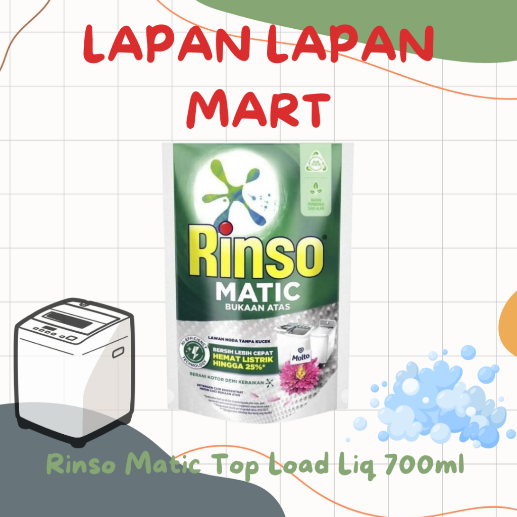Rinso Matic TOP Load Liquid 700ml