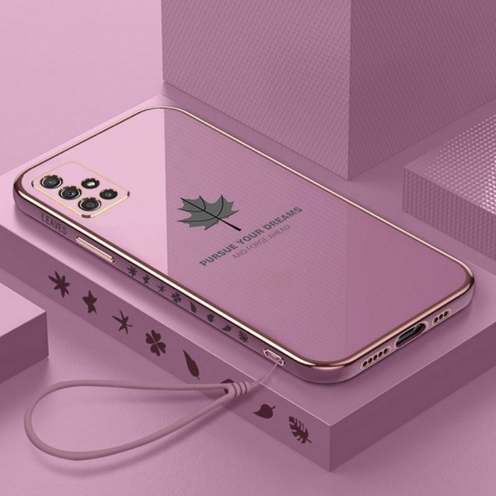 Promo Case Maple Samsung A51  Softcase Plating Terbaru