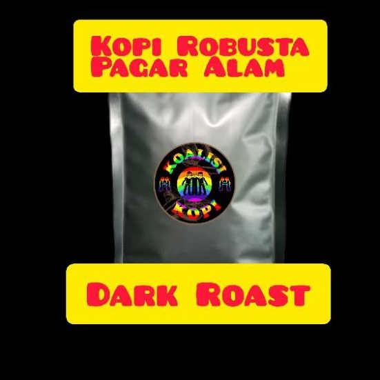 

Beans Biji Kopi Bubuk Robusta Pagaralam 1 kg kilo Dark Roast, Blend Kopi susu kekinian