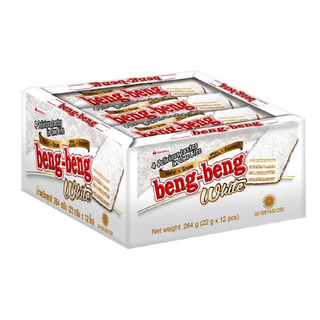 

⭐ WAFER THAILAND ⭐ Beng Beng White Chocolate 22gr HALAL ( Impor / Import Bangkok )