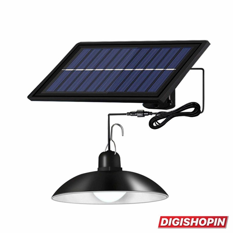 Lampu Gantung Solar Outdoor Waterproof Lampu Taman Solar IP44 Cool White Dengan Remote