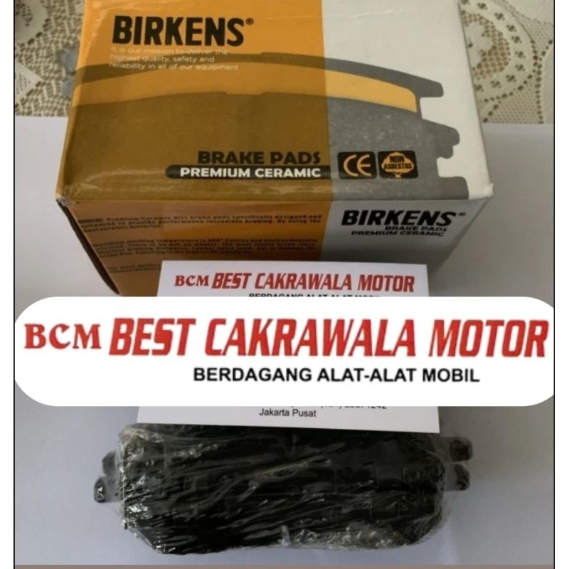 Kampas rem depan ertiga birkens ceramic