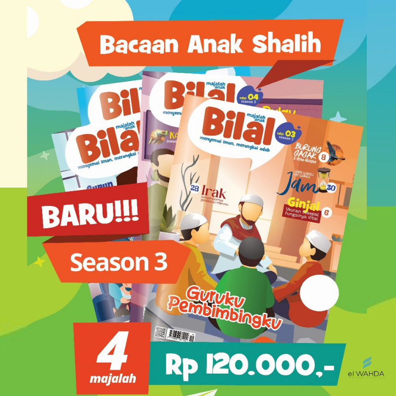 Majalah Anak Bilal Terbaru Season 3 Paket Edisi 01-04