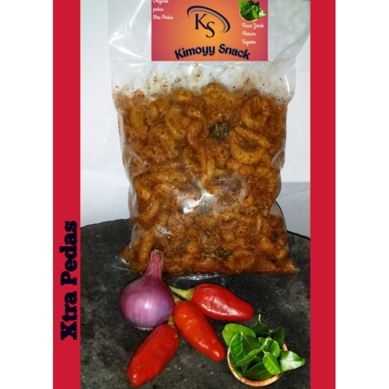 

Makaroni Kimoyy | Pedas | Gurih | Renyah Kriuk | Aroma Daun Jeruk | Ngeunahhh Pisann 200 gr