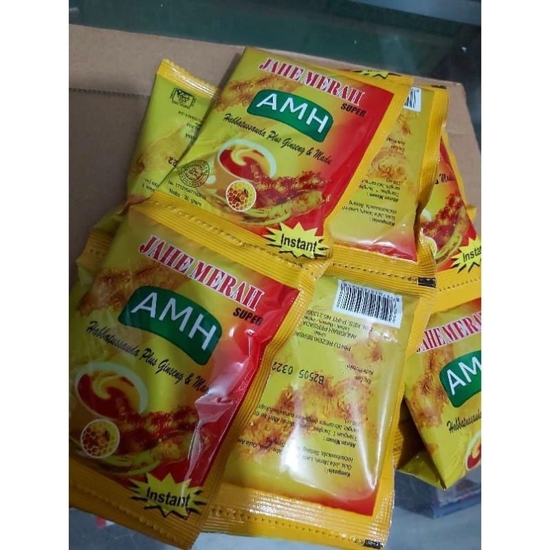 

AMH jahe merah sachet ( renceng )