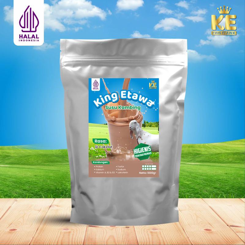 

Susu kambing king etawa coklat
