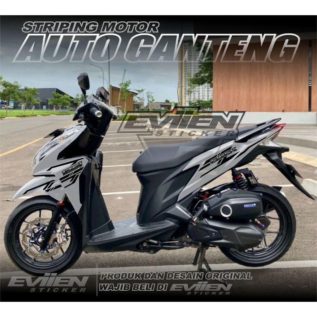 STRIPING MOTOR VARIO TECHNO 125 OLD BOHLAM/KZR 2012 2013 2014 2015 CUTTING STICKER