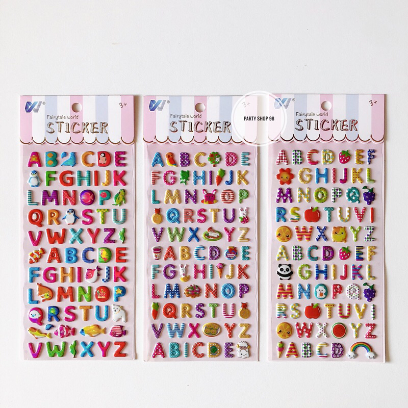 

STICKER ALPHABET MINI KARAKTER / STICKER JURNAL / STICKER DECO