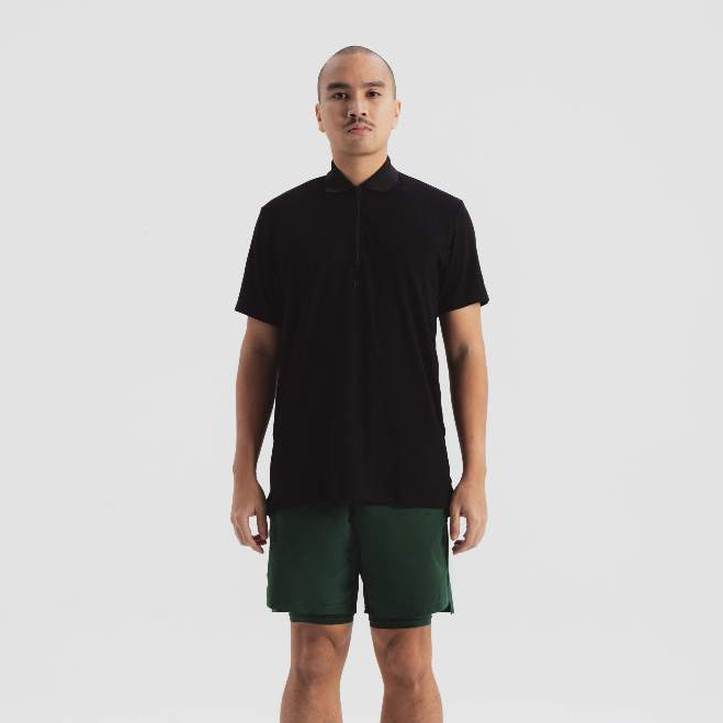 Men Wimbledon Polo - Black - PALM Playwear