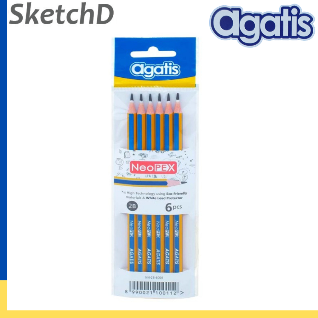 

Pensil 2B Agatis Neopex Pencil 2 B set 6