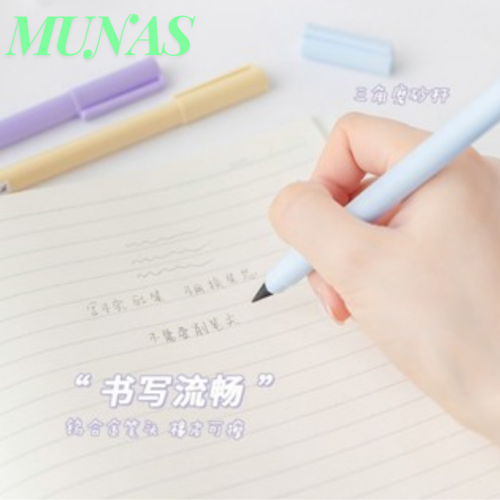 

MUNAS Graphite Pencil Like Pen Untuk Sketsa Lukis Art Tidak Perlu Diasah Warna-Warni Lucu Murah Pensil Eternal Tanpa Isi Warna Macaroon Pensil Abadi Tak Bisa Habis