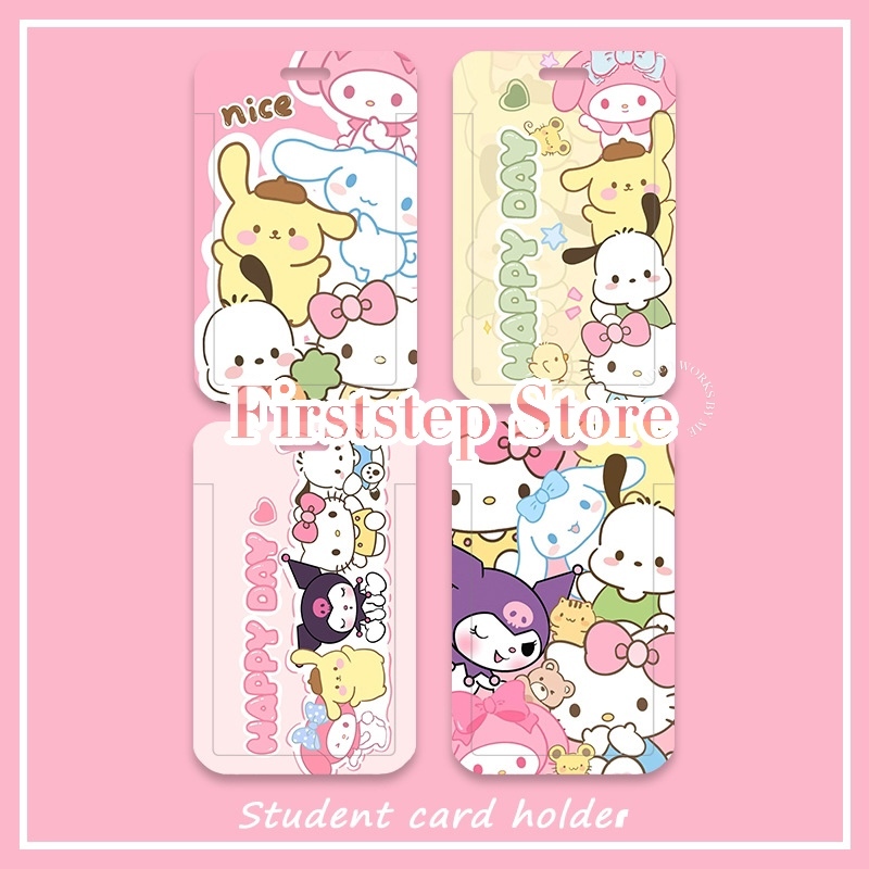 

FIRSTSTEP -MIX Sanrio Random ID Card Holder / Name Tag / Gantungan Kartu Nama / Tali ID Card / Tempat Kartu ID Card Holder / ID Card Premium / Gantungan Kunci / Gantungan Kunci Anime Kartun / Gantungan Lucu / Gantungan ID Card Cute