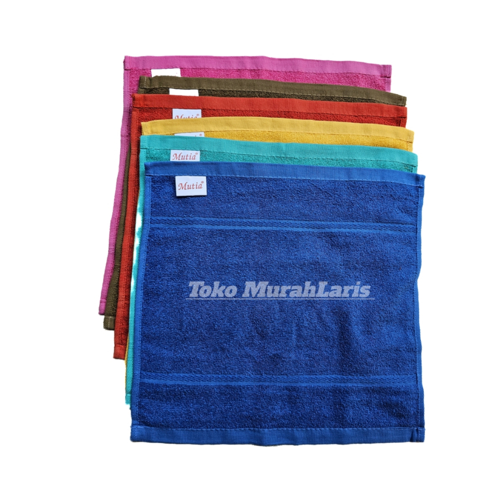 Sapu Tangan Handuk Mutia - Saputangan Pria Wanita - Selampe