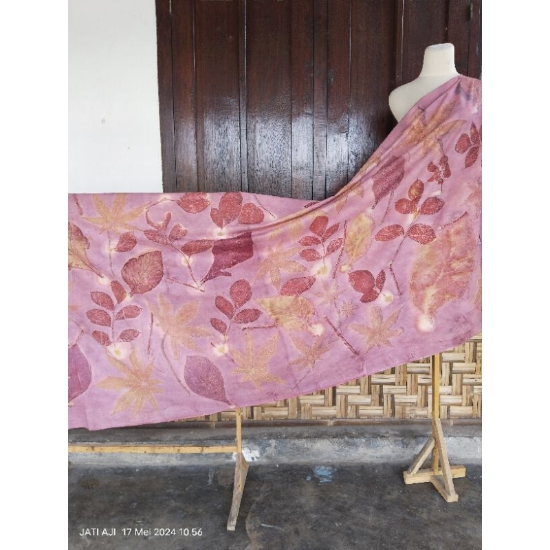 Kain Ecoprint Katun Primisima JATI AJI