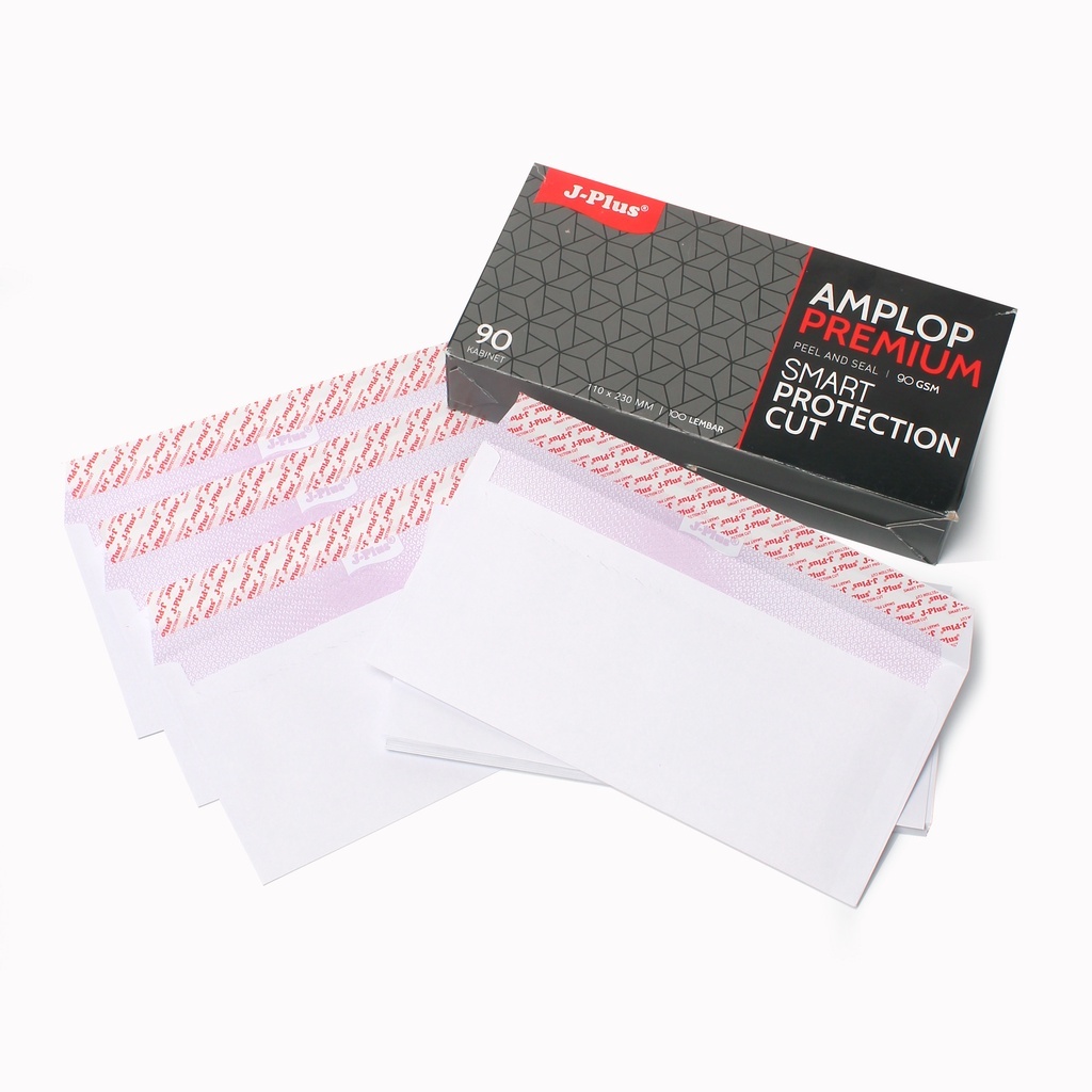 

Jplus Amplop Putih Varian Warna Seal No.90 [ 10 Lembar ] - ECER