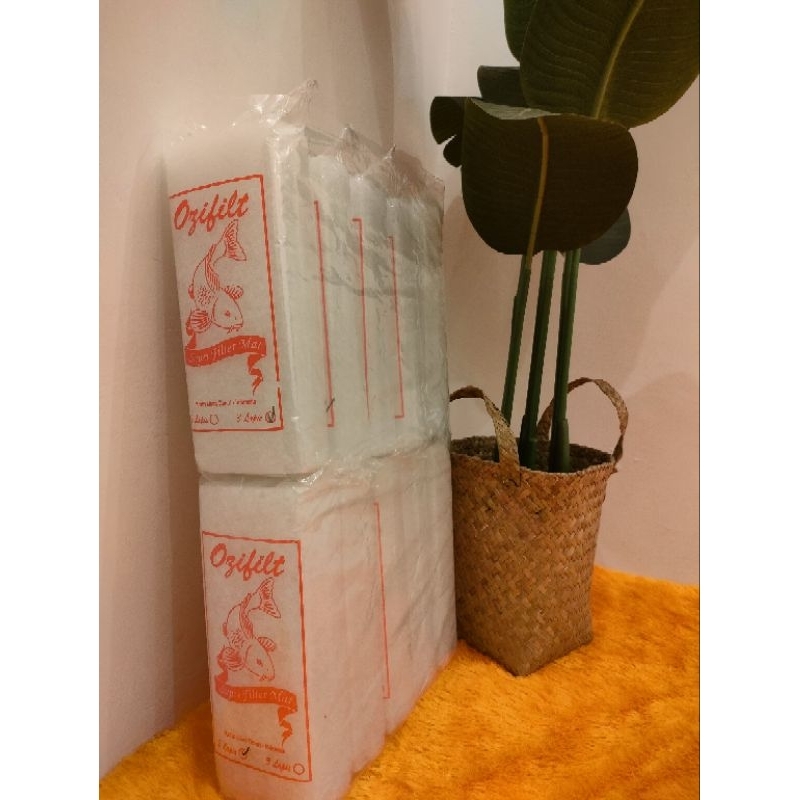 (paket campur) Kapas Filter 2 lapis dan 3 lapis/Kapas Filter Aquarium/Kapas Filter Aquascape/Kapas f