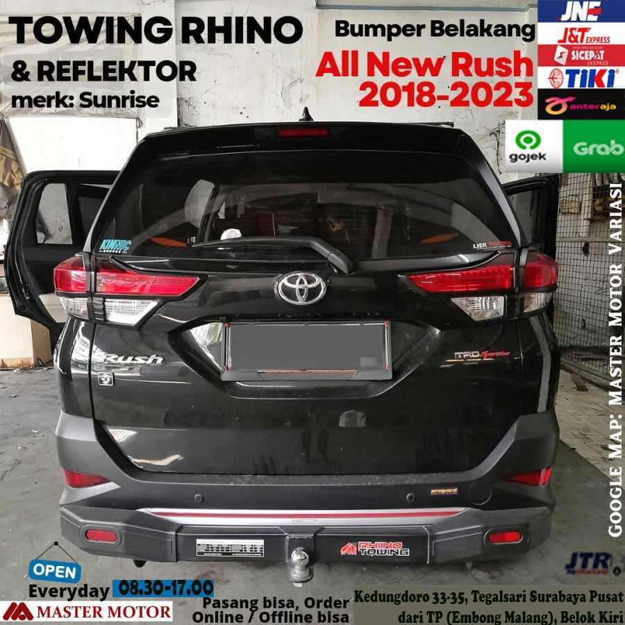 Bumper Towing Rhino kuat Mobil Rush Terios Innova Avanza Xenia Calya Pajero Xpander Fortuner Mobilio