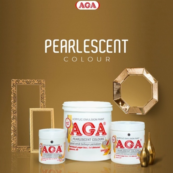 

KODE R19U Cat AGA emasgold PEARLESCENT 3cc