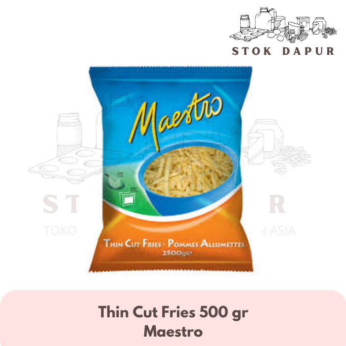 

MAESTRO THIN CUT FRIES Repack 500 gr