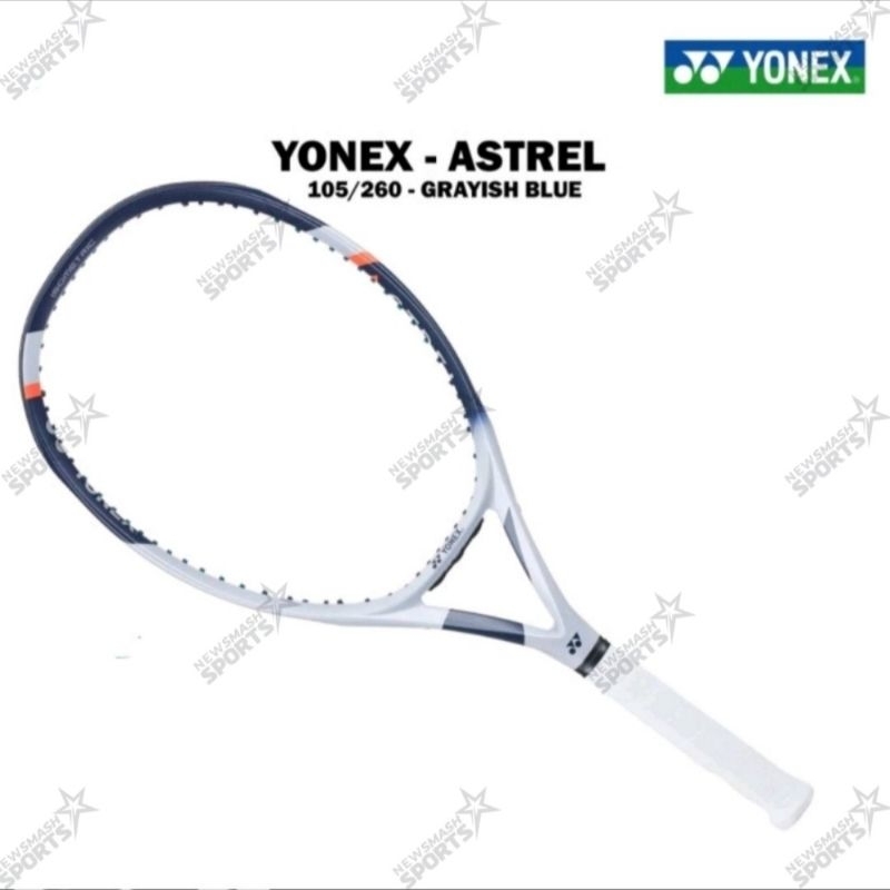 raket tenis yonex astrel 105/260 grey/blue