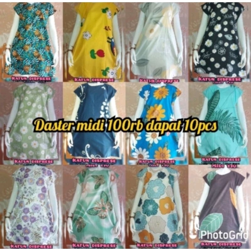100.RB.DAPAT.10.PCS.PAKET.MURAH.DASTER.MIDI.LD.110.