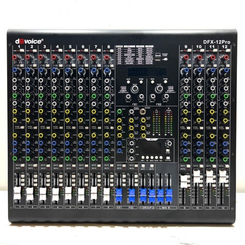 Audio Mixer dB Voice DFX 12 Pro Original 12 Channel dbvoice DFX 12PRO Sound audio