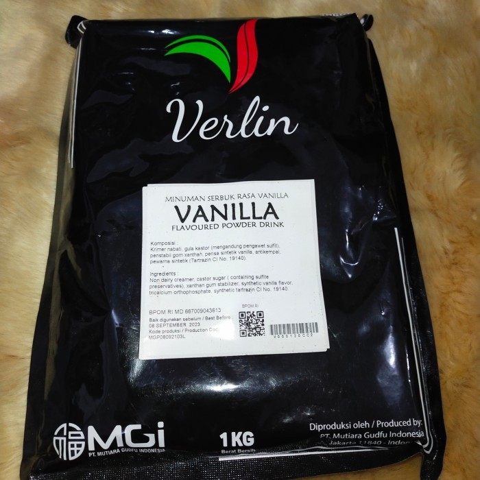 

Verlin vanilla cookies and cream keju vanilla coconut brown sugar powder drink minuman instan 1 kg kukis krim