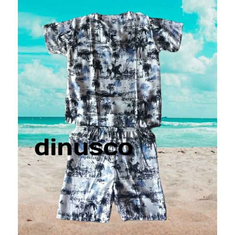 Setelan Anak Pantai Pangandaran Setelan Hawai Anak Laki-laki atau Unisex Perempuan Baju Murah Pantai
