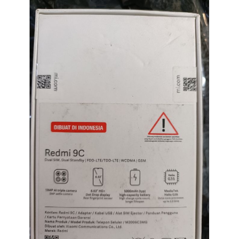 

kardus redmi 9C ambil banyak discont