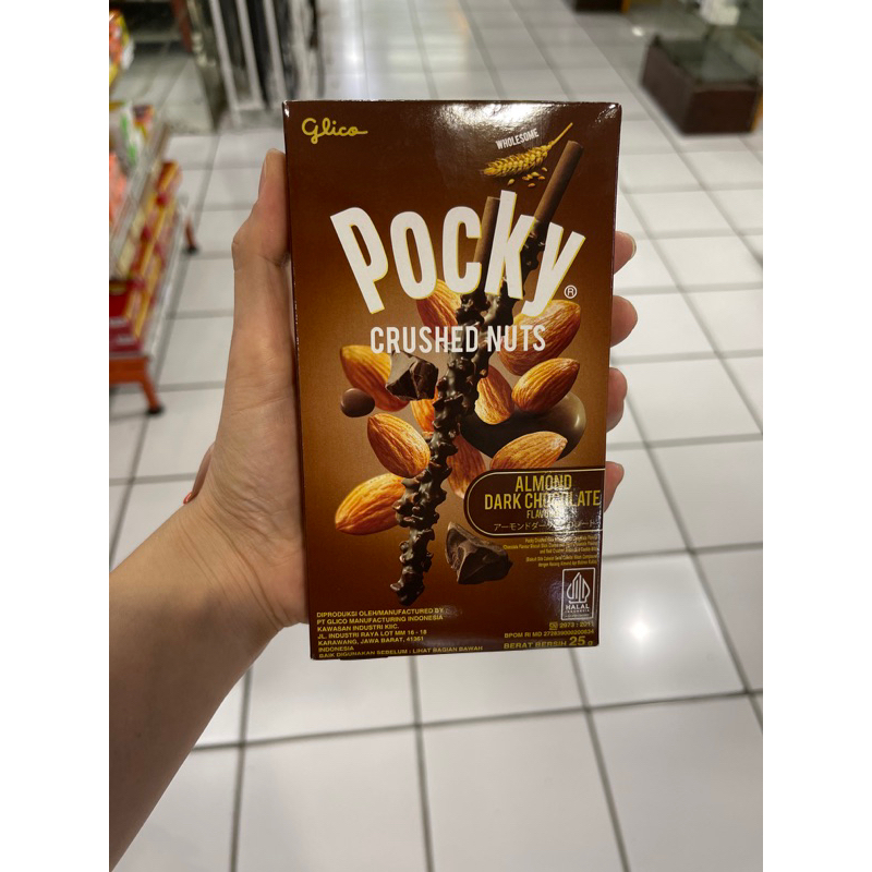 

pocky almond crushed nuts - pocky almond dark chocolate