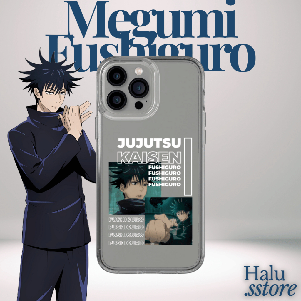 Megumi Fushiguro Clearcase photocard anime I kaisen vol I geto toji I gojo geto I kaisen chibi I goj