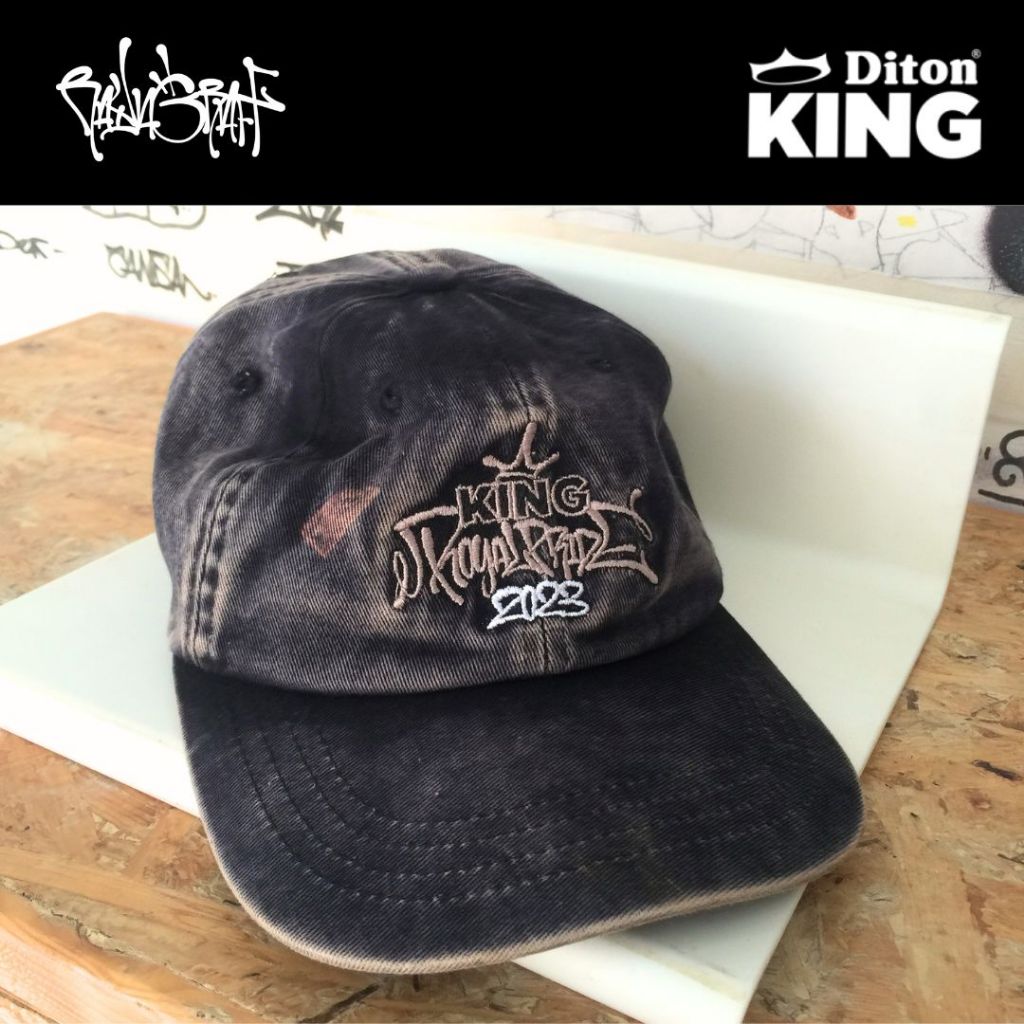 DAD HAT DITON KING | TOPI DITON KING | WARNA RIP JEANS