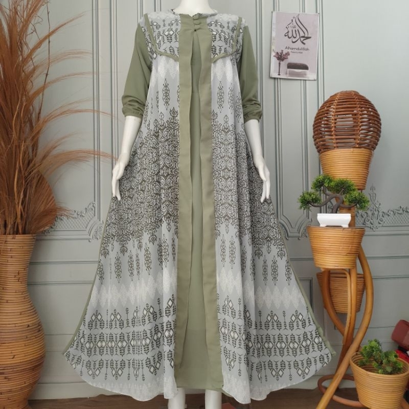 DRESS ANSARA MAXY / [ COD ] / REAL PICT SUPPLIER CIREBON